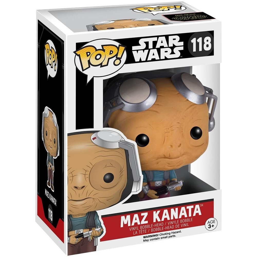 Funko Pop Star Wars Maz Kanata 118 The Force Awakens Vinyl Figure NEW